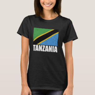 Tansania Flag Grunge Vintag Souvenir Tansania T-Shirt