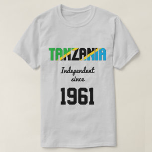 Tansania Flag Independence Celebration T-Shirt
