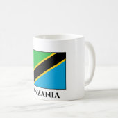 Tansania Flag Kaffeetasse (VorderseiteRechts)