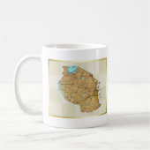 Tansania Flag + Karte Tasse (Links)