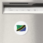 Tansania Flag Magnet (In Situ (Geschirrspüler))
