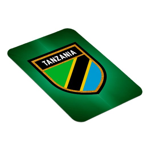 Tansania Flag Magnet (Rechte Seite)