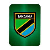 Tansania Flag Magnet (Vertikal)