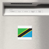 Tansania Flag Magnet (In Situ (Geschirrspüler))