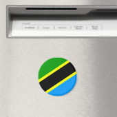 Tansania Flag Magnet (In Situ (Geschirrspüler))