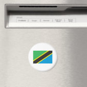 Tansania Flag Magnet (In Situ (Geschirrspüler))