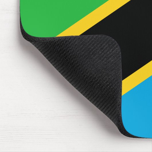 Tansania Flag Mousepad (Ecke)