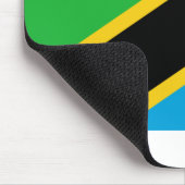 Tansania Flag Mousepad (Ecke)