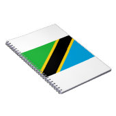 Tansania Flag Notizblock (Rechte Seite)
