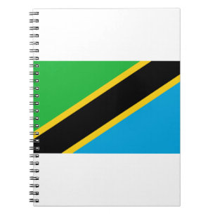 Tansania Flag Notizblock