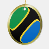 Tansania Flag Ornament (Links)