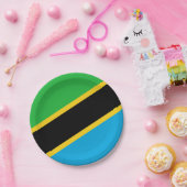 Tansania Flag Pappteller (Party)