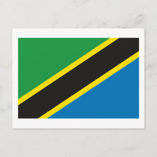 Tansania Flag Postkarte