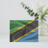 Tansania Flag Postkarte (Stehend Vorderseite)