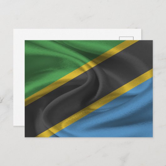 Tansania Flag Postkarte (Vorne/Hinten)
