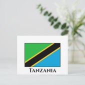 Tansania Flag Postkarte (Stehend Vorderseite)