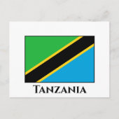 Tansania Flag Postkarte (Vorderseite)