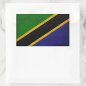 Tansania Flag Rechteckiger Aufkleber (Tasche)