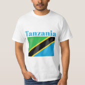 Tansania Flag T - Shirt (Vorderseite)