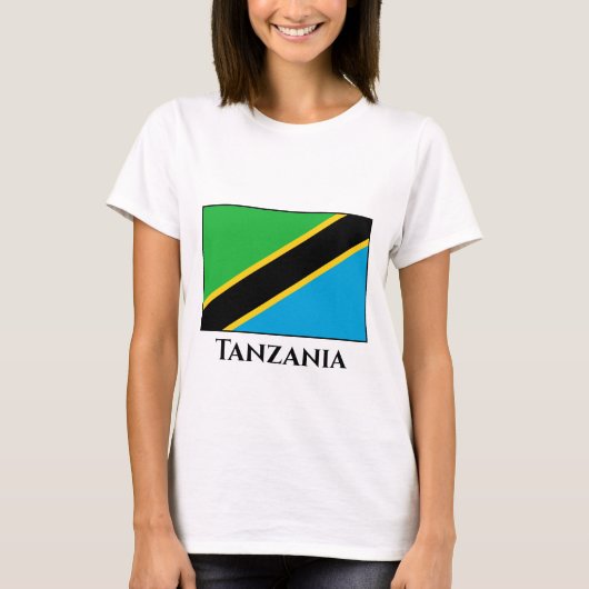 Tansania Flag T-Shirt (Vorderseite)