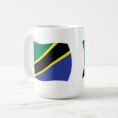 Tansania Flag Tasse (Vorderseite Links)