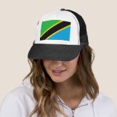 Tansania Flag Truckerkappe (Beispiel)