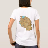 Tansania Flag x Map T - Shirts (Rückseite)
