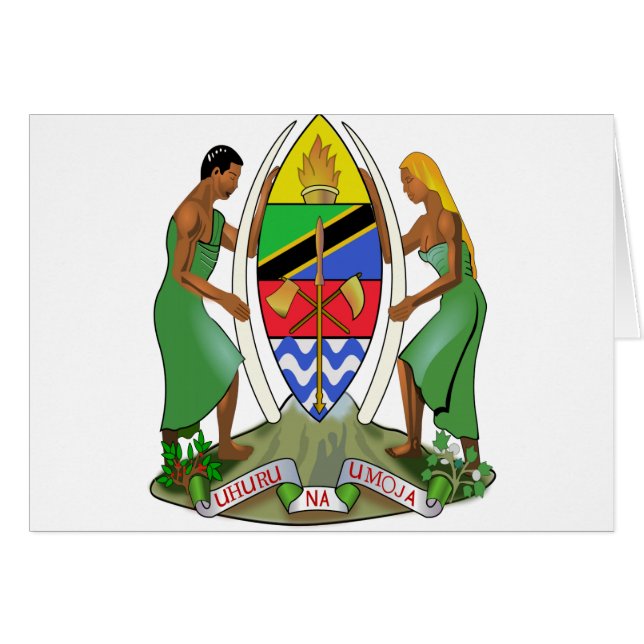 Tansania-Flagge (Vorderseite (Horizontal))