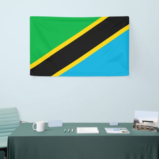 Tansania-Flagge Banner (Messeveranstaltung)
