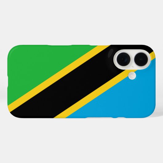 Tansania-Flagge Case-Mate iPhone Hülle (Rückseite (Horizontal))