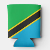 Tansania-Flagge Dosenkühler (Rückseite)