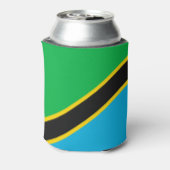 Tansania-Flagge Dosenkühler (Kanne Rückseite)