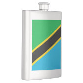 Tansania-Flagge Flachmann (Rechts)