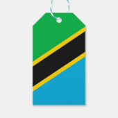Tansania-Flagge Geschenkanhänger (Vorderseite)