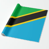 Tansania-Flagge Geschenkpapier (Ungerollt)
