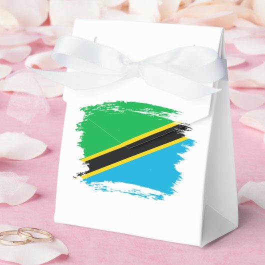 Tansania-Flagge Geschenkschachtel (Hochzeit)