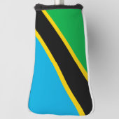 Tansania-Flagge Golf Headcover (Rotieren 90)