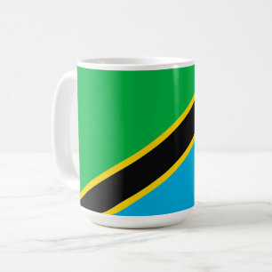 Tansania-Flagge Kaffeetasse