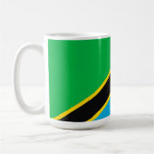 Tansania-Flagge Kaffeetasse (Links)