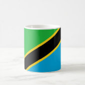 Tansania-Flagge Kaffeetasse (Mittel)