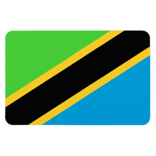 Tansania-Flagge Magnet
