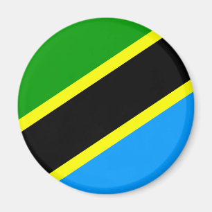 Tansania-Flagge Magnet