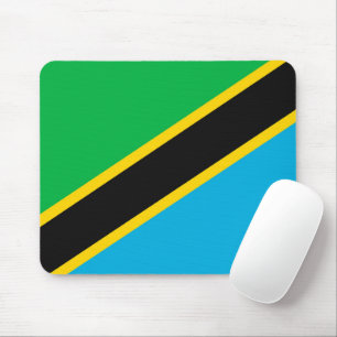 Tansania-Flagge Mousepad