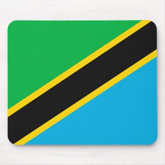 Tansania-Flagge Mousepad (Vorne)