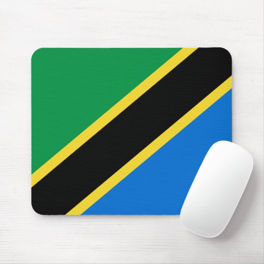 Tansania-Flagge Mousepad (Mit Mouse)