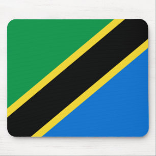 Tansania-Flagge Mousepad