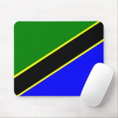 Tansania-Flagge Mousepad (Mit Mouse)