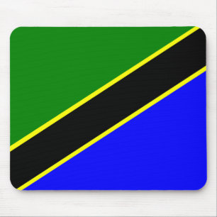 Tansania-Flagge Mousepad