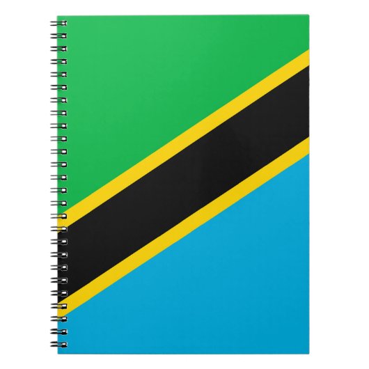 Tansania-Flagge Notizblock (Vorderseite)