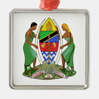 Tansania-Flagge Ornament Aus Metall